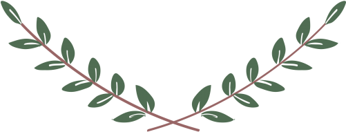 Flower Leaves Floral Branches Clip Art Digital Clip - Letter (500x500), Png Download