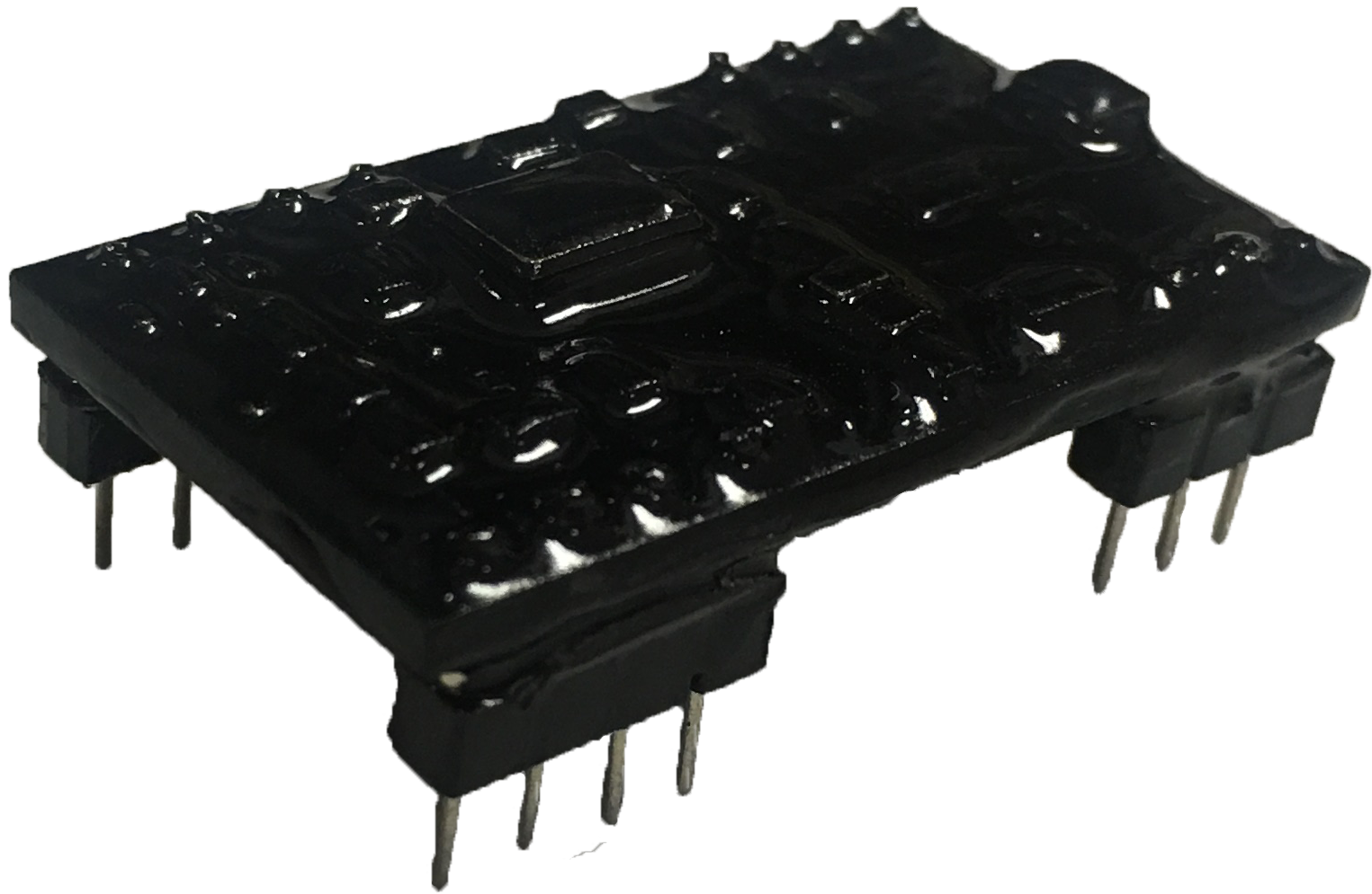 This New Circuit Is Fully Encapsulated In An Epoxy - Electronic Component (1632x1127), Png Download