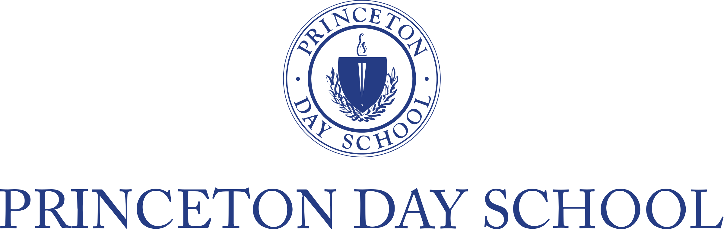 Princeton Day School Logo Png Transparent - Princeton Day School Logo (2400x760), Png Download