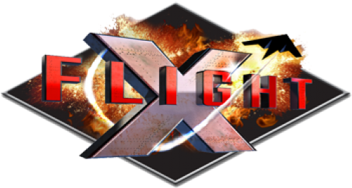 2013-present - X Flight Six Flags Great America Logo (500x273), Png Download