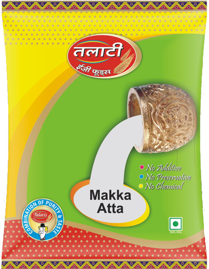 Makka Flour - Flour (466x600), Png Download