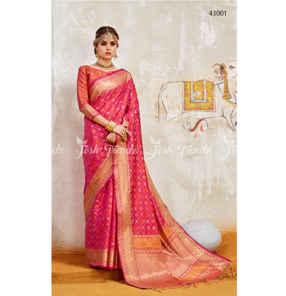 Download Rajtex Khambhati Silk Saree Jt Rk Sarees 1000 To 1500 Range