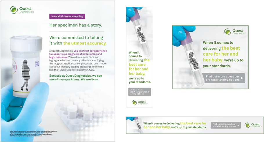 An Example Of A Journal Ad For Cervical Cancer And - Advertising (1000x563), Png Download