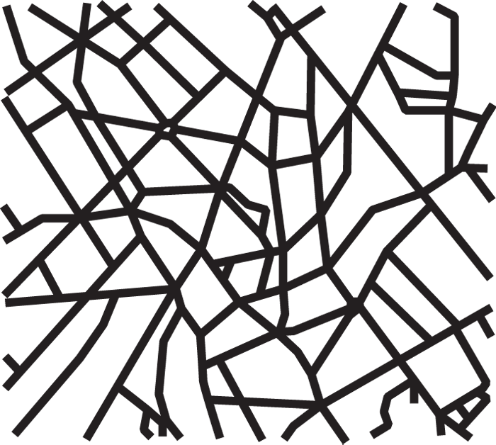 Abstract Or Street Map - Zeitgeist (700x628), Png Download