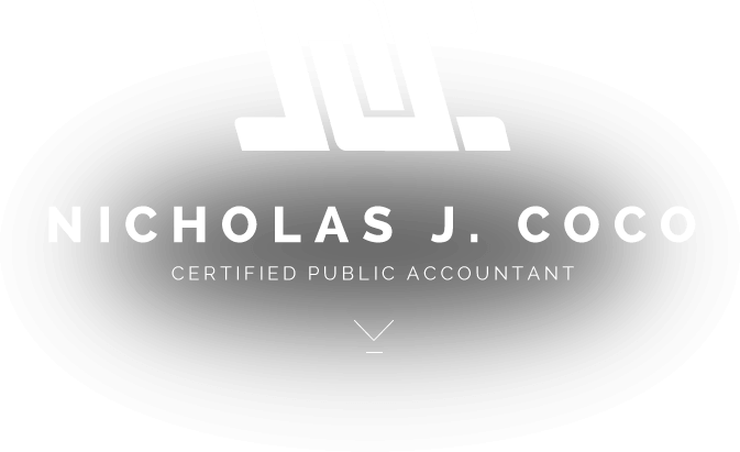 Nicholas J Coco Cpas Logo - Clock (673x411), Png Download