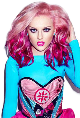 Simple Perrie Edwards Photoshoot Perrie Edwards Png - Perrie Edwards Pink Png (318x400), Png Download