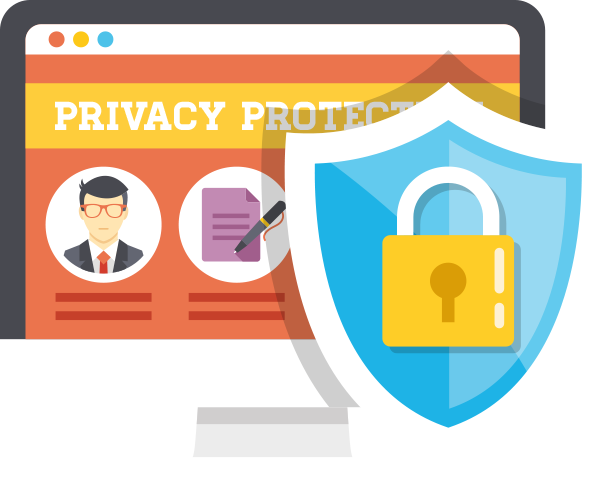 Domain Privacy Protection - Privacy Protection (613x491), Png Download