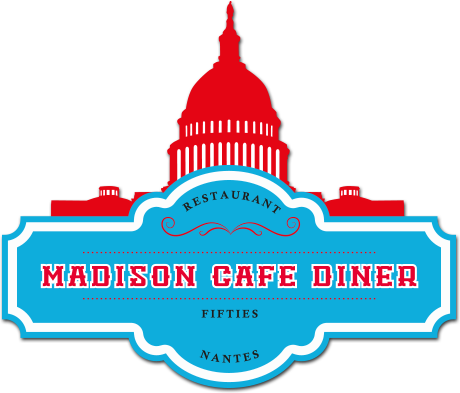 1, Place Du Commerce - Madison Cafe Nantes (460x393), Png Download