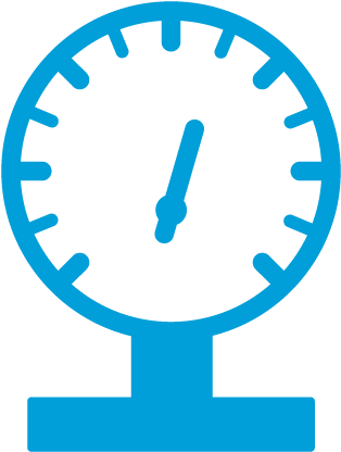 Meter Icon Png Download - Flow Meter Sensor Icon (625x430), Png Download