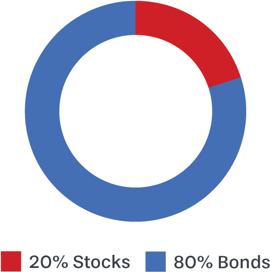20% Stocks, 80% Bonds - Stock (600x678), Png Download