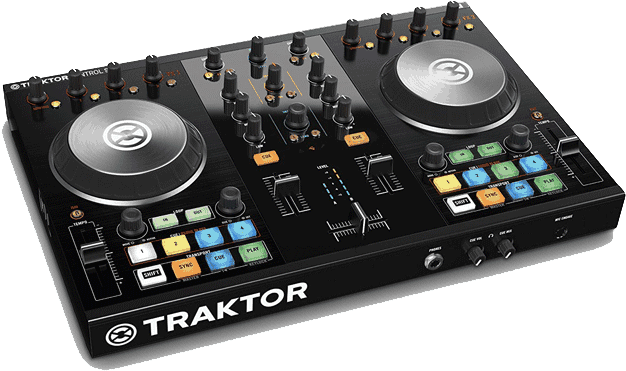 Native Instruments Traktor Kontrol S2 Mkii Dj Controller (640x379), Png Download