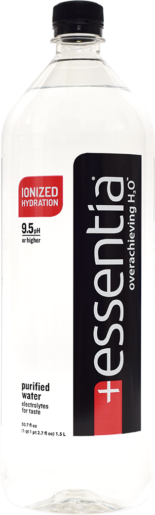 Essentia Water - Essentia - Ionized Alkaline Ph Balancing Water - 33.8 (314x1041), Png Download
