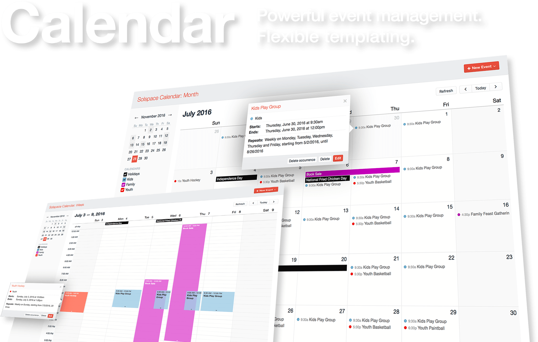 Solspace Calendar Plugin For Craft Cms Solspace Calendar - Calendar (1800x1200), Png Download