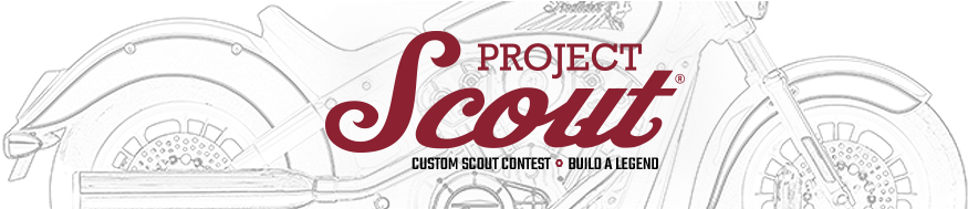 Project Scout Custom Scout Contest - Indian Scout Motorcycle Logo (923x188), Png Download
