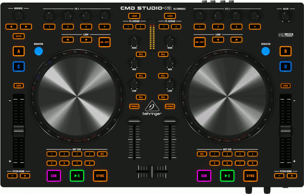Behringer Cmd Studio 4a Dj Control Surface (1000x1000), Png Download