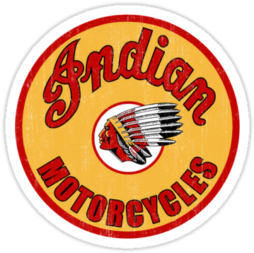 Indian Motorcycle Logo Png - Indian Parking Only Motorcycle Bike 942 Tin Retro Metal (375x360), Png Download