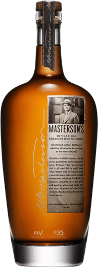 Spiral Masterson's 10 Year Old Rye Whiskey Barrel Finished - Masterson's Rye Whiskey 10 Year (300x600), Png Download