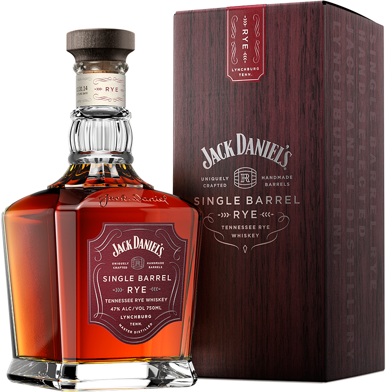 Jack Daniel's Single Barrel Rye Whiskey Review - Jack Daniel Single Barrel Rye (1000x1000), Png Download