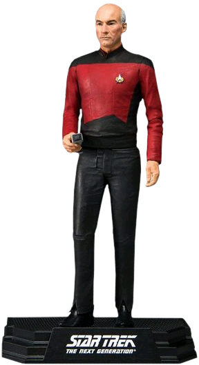 Star - Mcfarlane Toys Star Trek Tng Captain Jean Luc Picard (288x529), Png Download