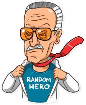 Join Stickeroid To Access All Vip Privilege - Stan Lee (360x360), Png Download