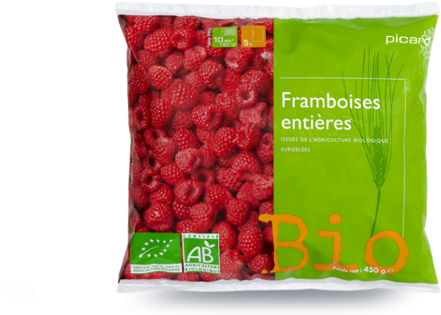 Bio Contaminated Frozen Raspberries - Food (810x473), Png Download