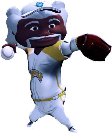 Characters-pitcher2 - Super Mega Baseball Players (425x469), Png Download