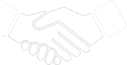 Internship With The Handbag Awards - Shaking Hands Png White (441x295), Png Download
