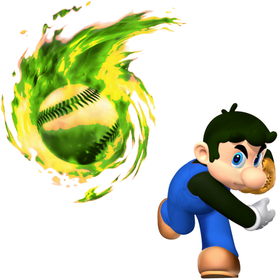 Lf36 Superstar Baseball - Mario Sports Superstars Nintendo 3ds Game (593x599), Png Download