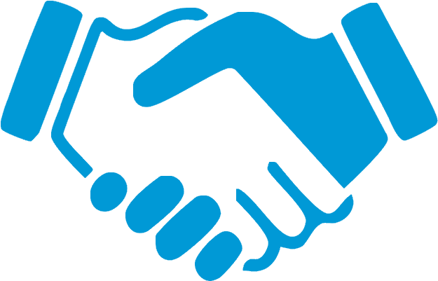 Handshake Icn Blu - Overcoming Top Sales Objections - Audiobook (626x626), Png Download