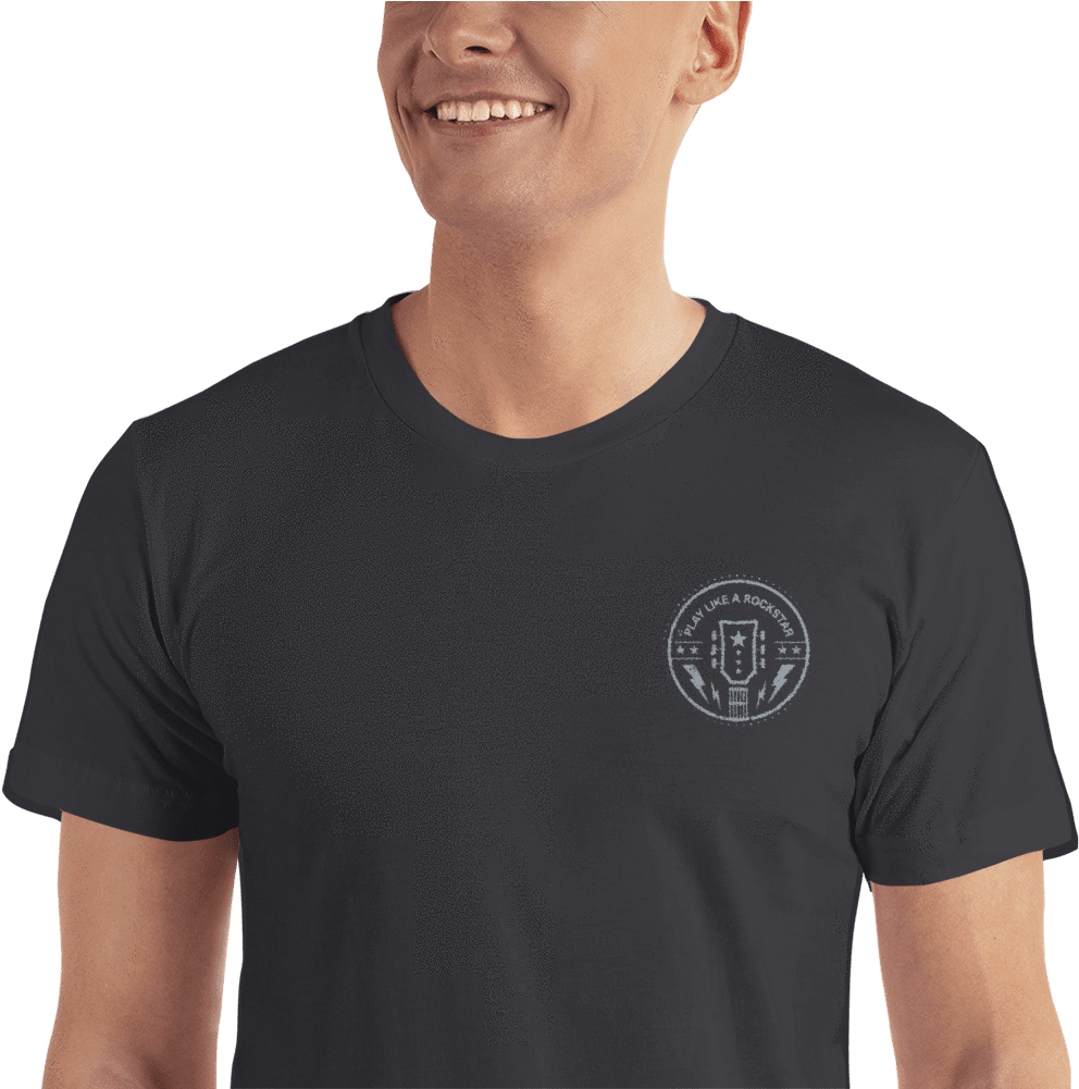 Play Like A Rockstar Black Embroidered T-shirt With - Rollie Not A Stopwatch (1000x1000), Png Download