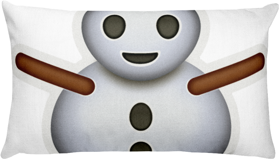 Emoji Bed Pillow - Throw Pillow (1000x1000), Png Download