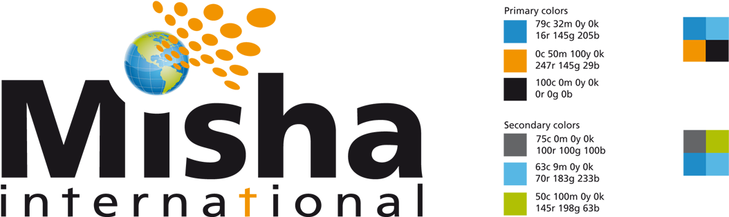 Misha Logo - Misha (1100x397), Png Download