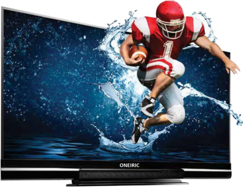 40" Hd Android Oneiric Led Tv Onc40 Android Fhd - Firestorm Lt 2.0! Dlp Link 3d Glasses Ght (compatible (500x394), Png Download