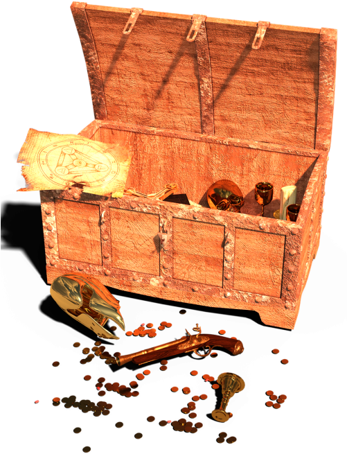 Treasure (500x727), Png Download