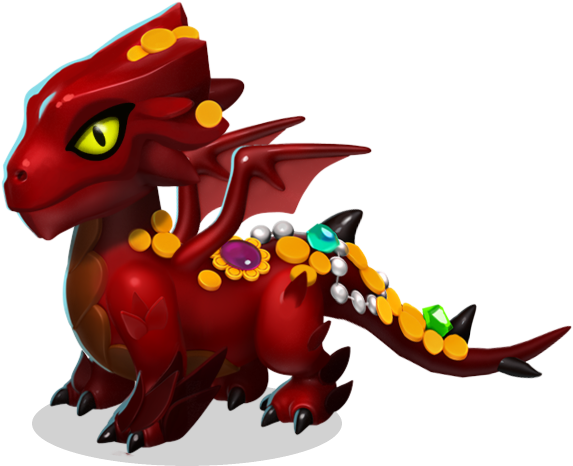 Treasure Dragon Baby - Portable Network Graphics (824x824), Png Download