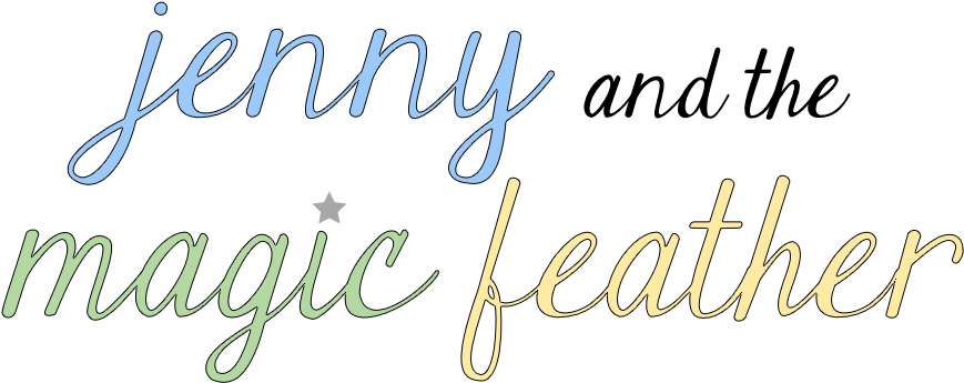 Jenny And The Magic Feather - Logo (1100x390), Png Download