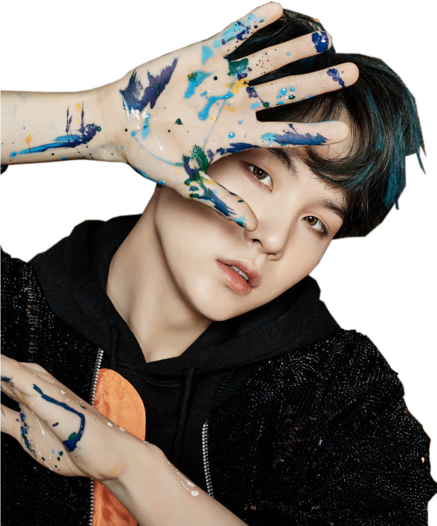 Suga You Never Walk Alone Photoshoot (900x1125), Png Download