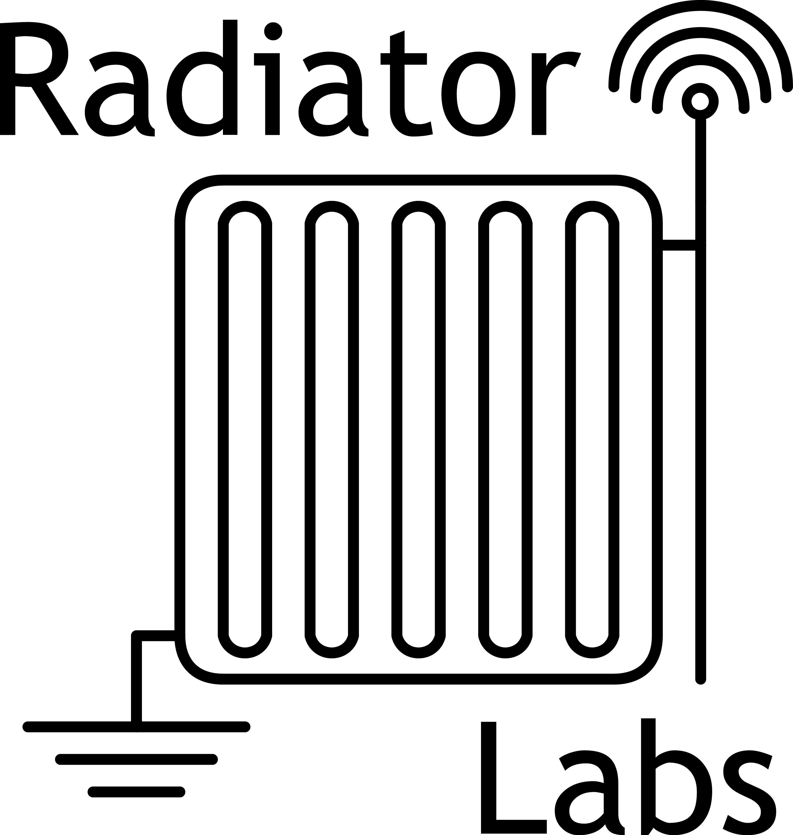 Marshall Cox, Founder Of Radiator Labs - Radiator Labs Logo (3045x3207), Png Download