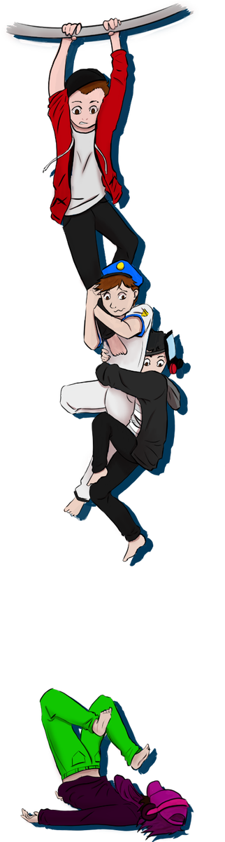 "and So Ends The Fun Human Fall Flat Series, Thanks - Cartoon (675x1200), Png Download