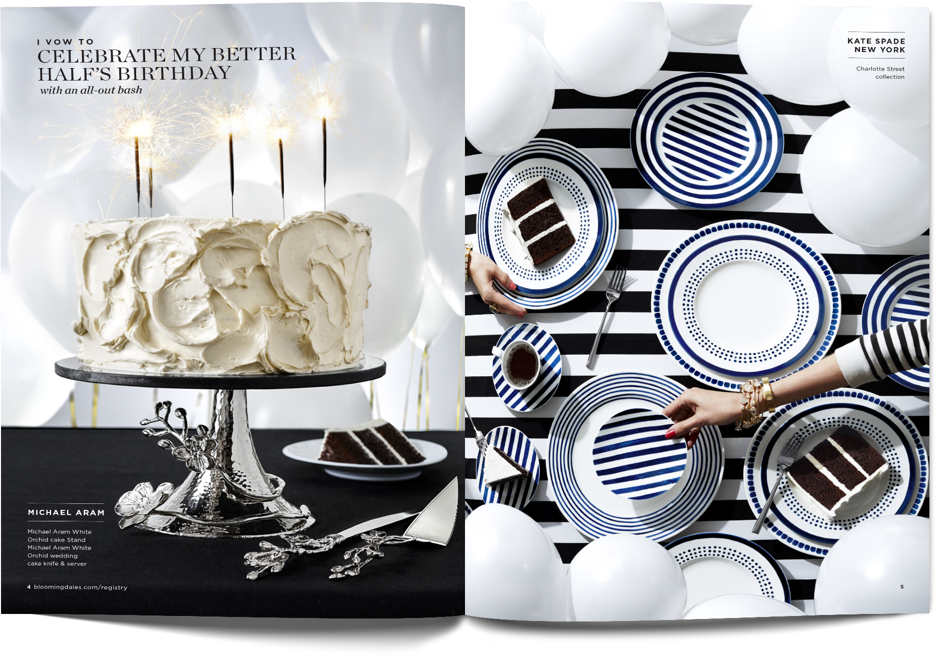 Bloomingdale's, Bridal Registry Lookbook - Michael Aram White Orchid Cake Stand (1920x1368), Png Download