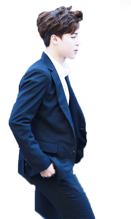 Jimin Bts Wearing Suit (500x750), Png Download
