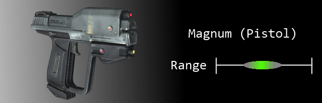Weapon Magnum - Halo Reach Magnum (650x208), Png Download
