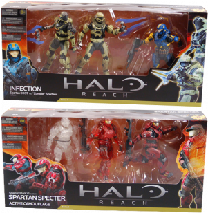 Mcfarlane Toys Halo Reach - Infection Action Figure 3-pack Halo Reach Multipacks (300x400), Png Download