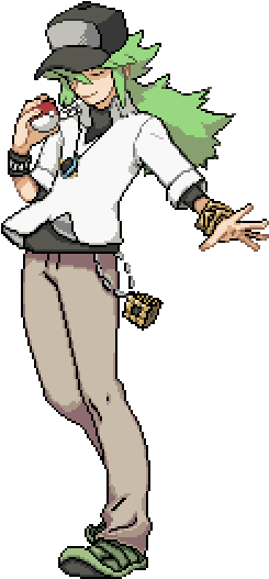 Ness // She/her // 17 And Cool // Blacklist // Links - Pokemon N Battle Sprite (445x530), Png Download