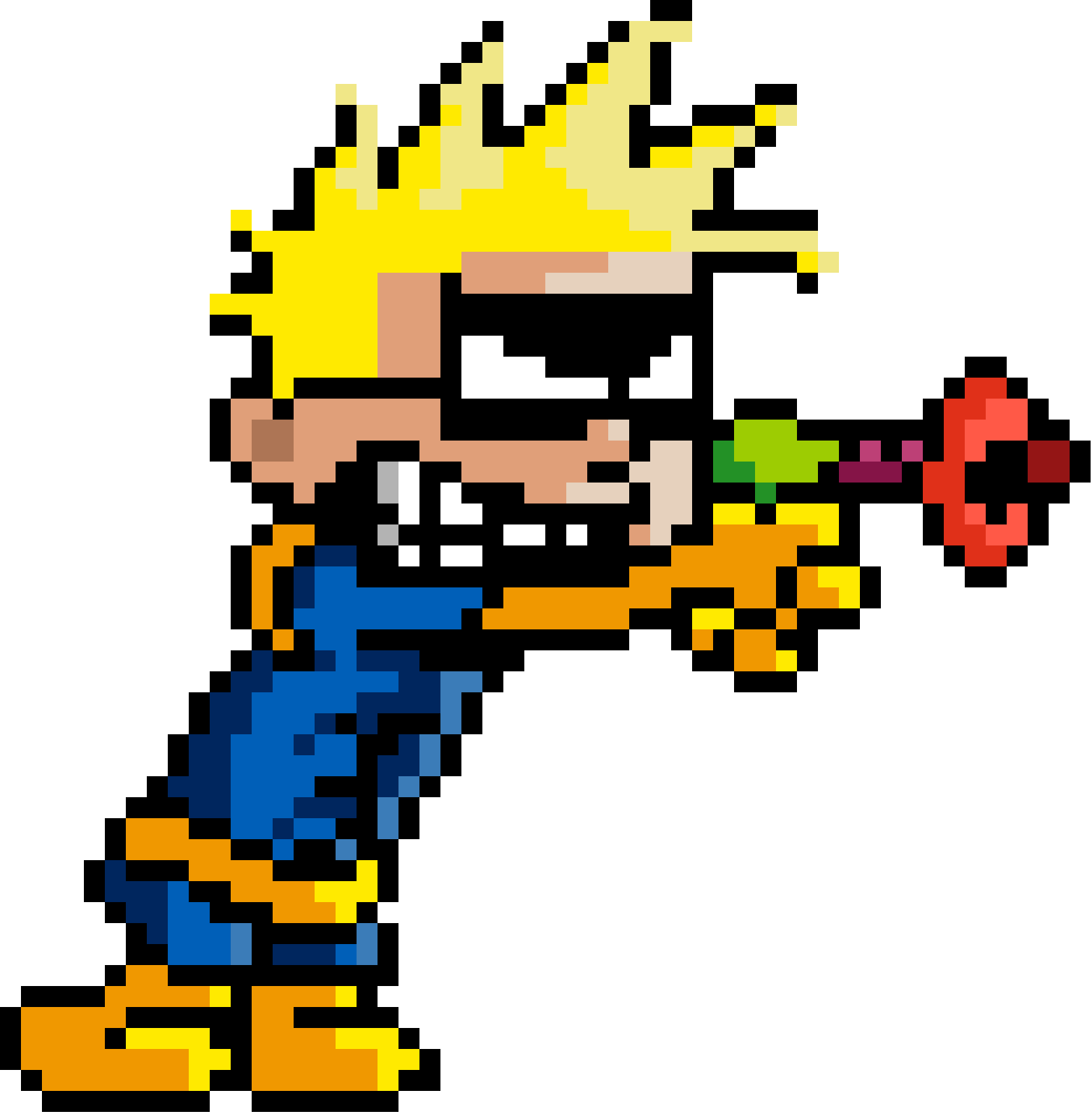 Just Finished First Of Many Sprites Ill Be Making Them - Perler Beads (1562x1593), Png Download