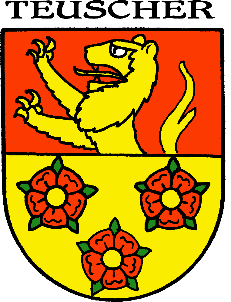 Teuscher Family Crest - Portable Network Graphics (800x1053), Png Download