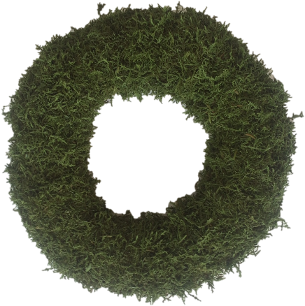 180425 White Cross - Wreath (450x447), Png Download