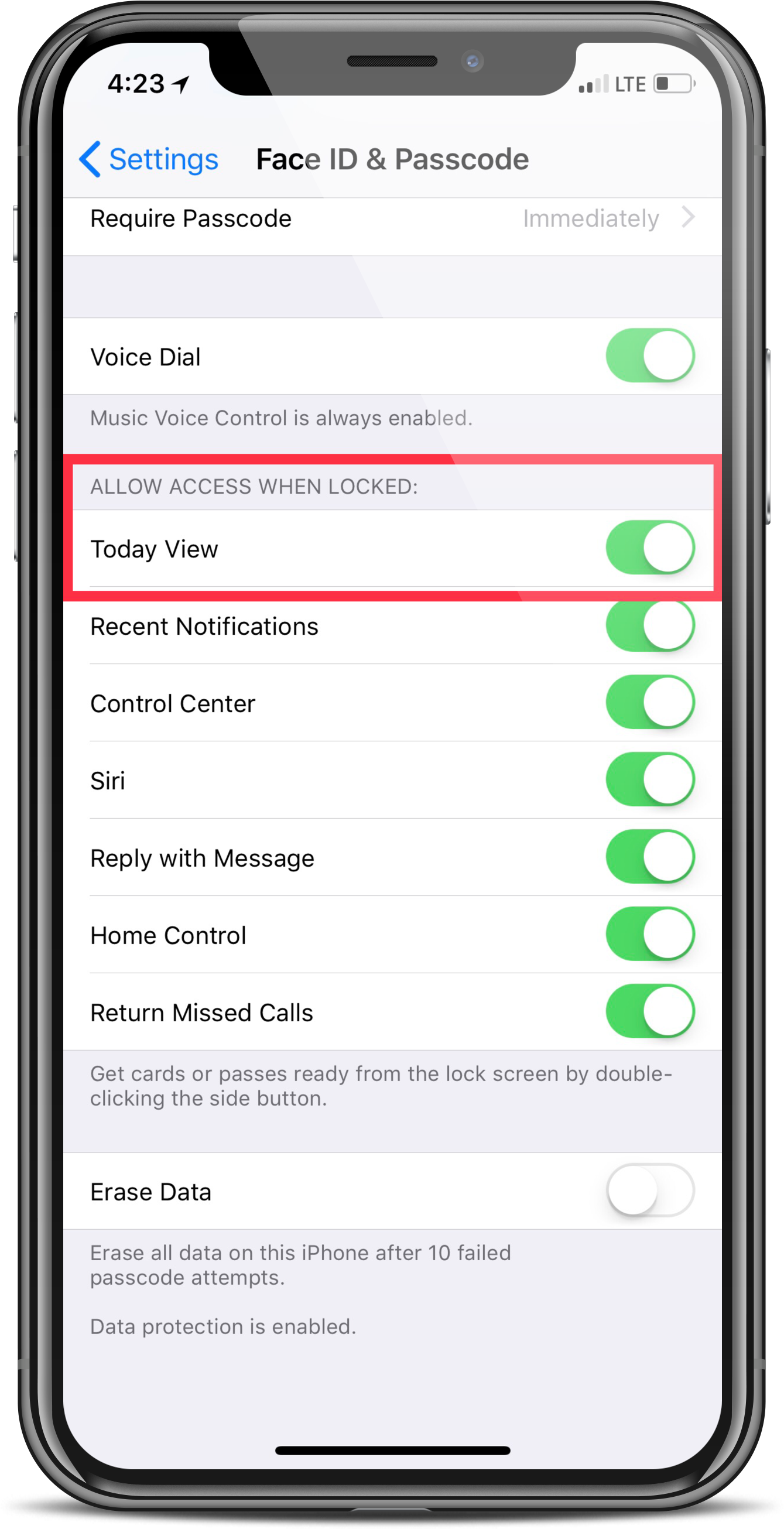 Toggle Today View Iphone - Iphone Usb Accessories Setting (1460x2800), Png Download