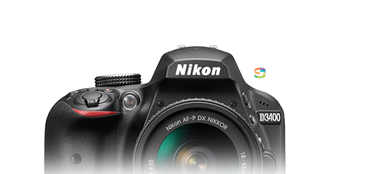 Nikon D3400 (535x245), Png Download