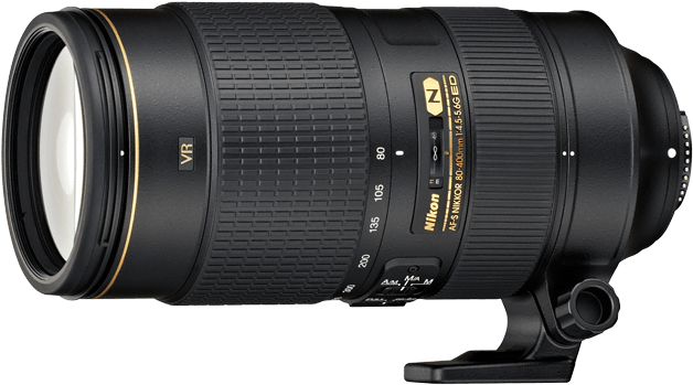 New Nikon Af-s Nikkor 80-400mm F/4.5-5.6g Ed Vr Lens (700x595), Png Download